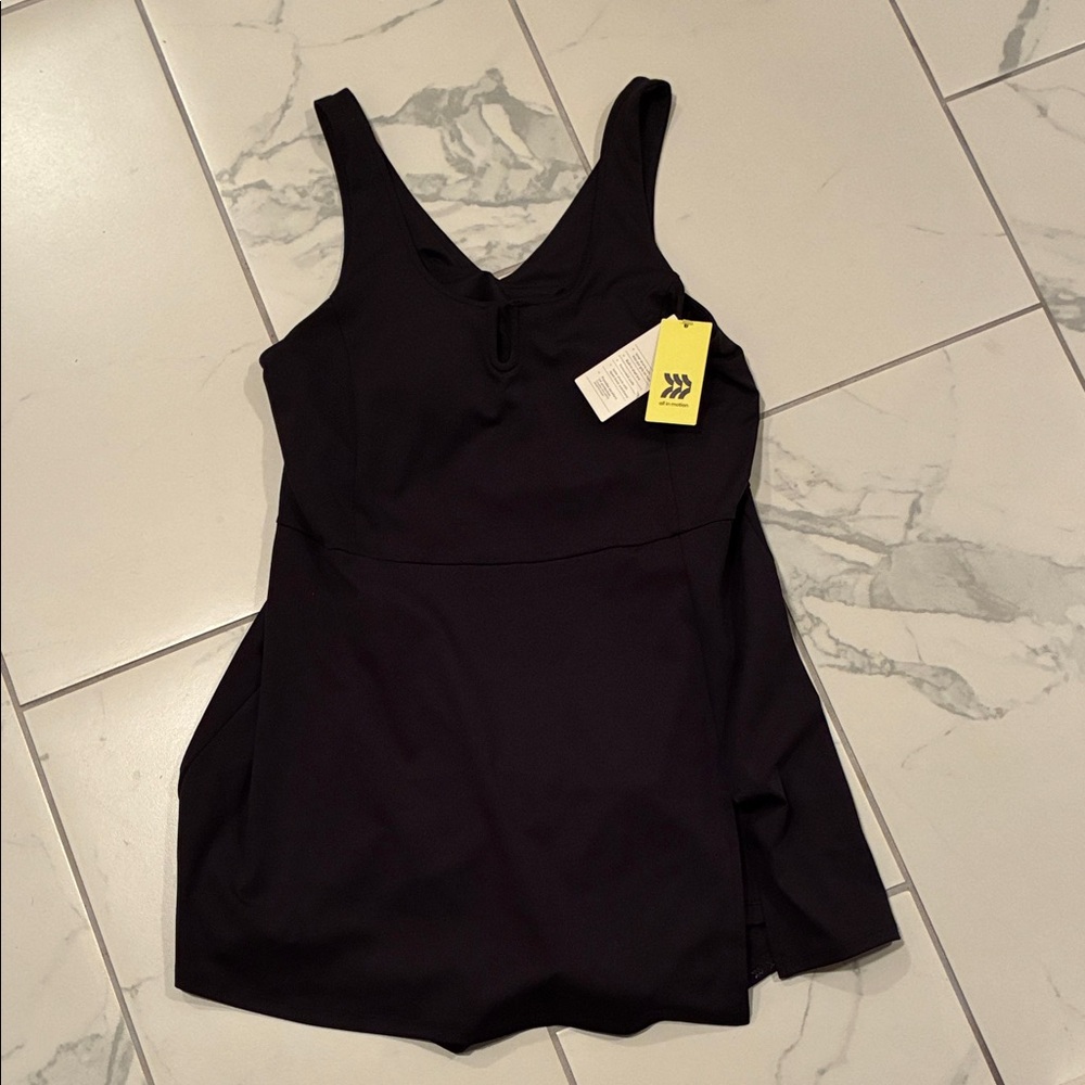 All In Motion Black Women's Knit Slit Active Dress Size XL - Picture 13 of 14